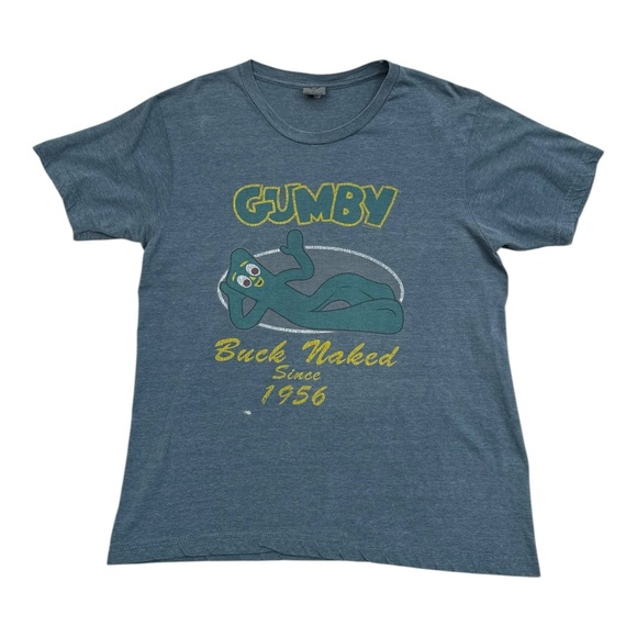 Other - Vintage Gumby Tee “Buck Naked Since 1956” Adult Large